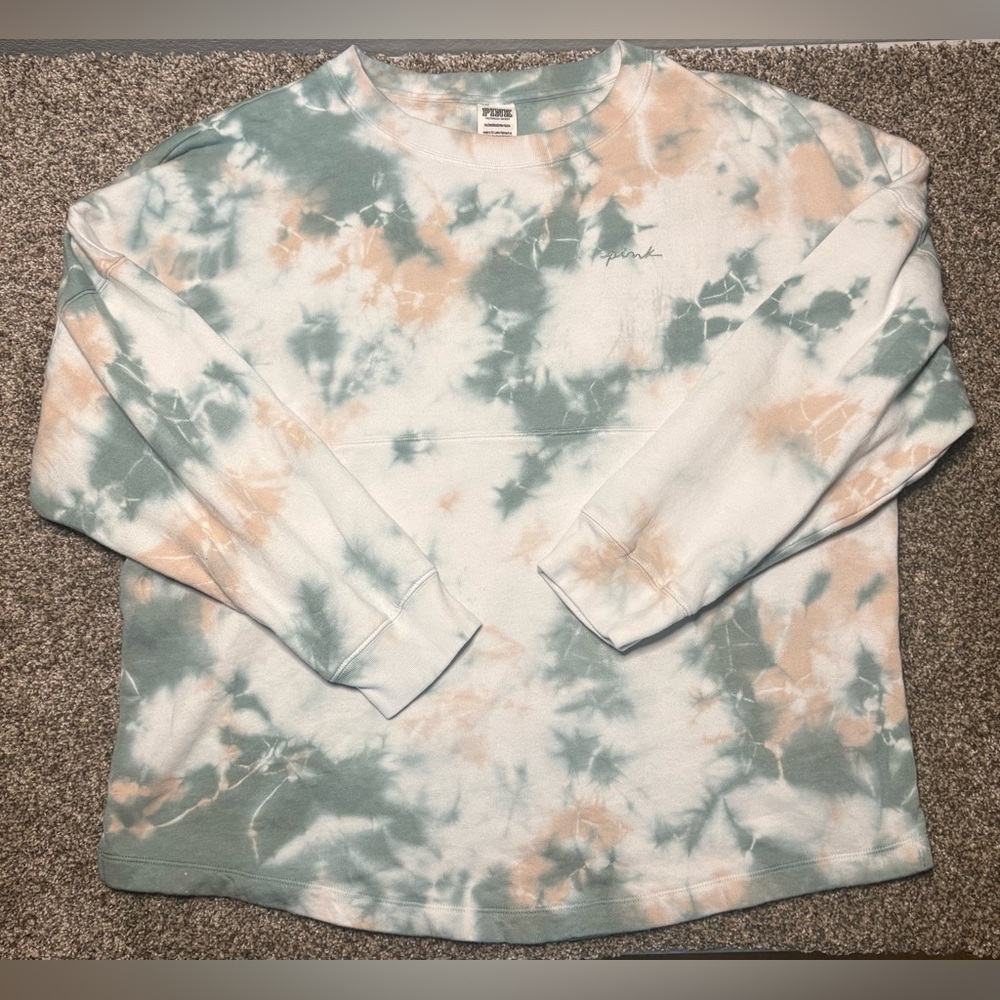 PINK Victoria's Secret Pastel Tie-Dye Top - Picture 2 of 11